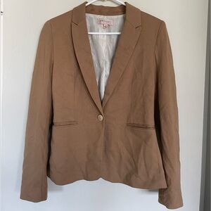 Philosophy Tan Blazer